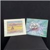 Image 1 : (2) 11x14 Paintings from Arts of Paradise