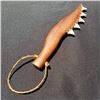Image 1 : 12'' Hawaiian Knife Koa with Tiger Shark Teeth
