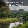 Image 1 : (2) Family Annual Passes for 2 Adults & Children to Waimea Valley