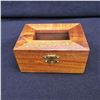 Image 1 : Beautiful Koa Wood Jewelry Box: 5 1/2 x 4 1/2 x 2 1/2''