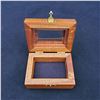 Image 2 : Beautiful Koa Wood Jewelry Box: 5 1/2 x 4 1/2 x 2 1/2''