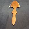 Image 2 : Lei O Mano Made Out Of Koa with Tiger Shark Teeth Hawaiian Weapon 22 3/4 X 5 5/8''