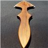 Image 3 : 17'' X 4 7/8'' Medium Hawaiian Lei O Mano Koa with Tiger Shark Teeth