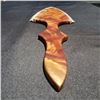 Image 1 : 22'' X 5 1/2'' Hawaiian Lei O Mano Koa & Tiger Shark Teeth with Hemp Cord