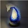 Image 1 : Hot Island Glass: wave sculpture with light