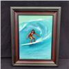Image 2 : (3) 12 x 15" framed paintings & (1) 16 x 20'' painting by Gallery Olani