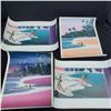 Image 1 : (4) unsigned vintage Posters from Auster Studio all 24x34''