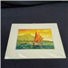 Image 2 : Set of (2): (1) 14 x 11'' , (1) 16 x 12'' Watercolor paintings by Jimi Tablante