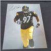Image 1 : Pittsburgh Steelers: lithographed signature/picture of Cameron Heyward