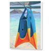 Image 1 : Fins of Kailua 18" X 24" Canvas Painting by Patti Bruce