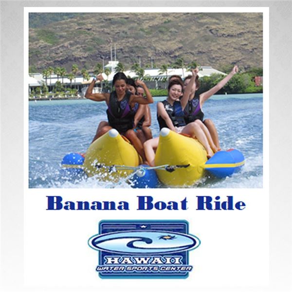 Hawaii Water Sports Banana Boat Ride for up to 6 people!