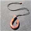Image 11 : Monkey Pod Hook, Koa Fish Hook Necklaces, Hawaiian Koa Helmet