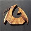 Image 1 : Monkey Pod Hook, Koa Fish Hook Necklaces, Hawaiian Koa Helmet