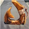 Image 3 : Monkey Pod Hook, Koa Fish Hook Necklaces, Hawaiian Koa Helmet