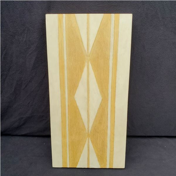 Compass 20 Encaustic on Basswood Panel from Noe Tanigawa 24" x 12''