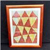 Image 1 : 12.5 X 15.5" Ki'I Kupuna : Nihomano Painting by Carl F.K. Pao
