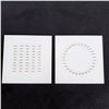 Image 1 : Chris Wood Light Art 2 Pieces 8" x 8" $1200 Value. New in boxes