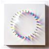 Image 2 : Chris Wood Light Art 2 Pieces 8" x 8" $1200 Value. New in boxes