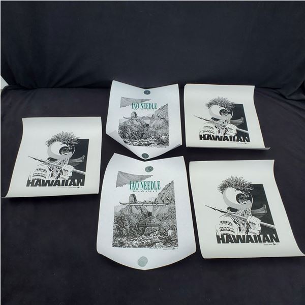 Nick Black Art: 5 Autographed Prints 22 1/2" x 17 1/2"