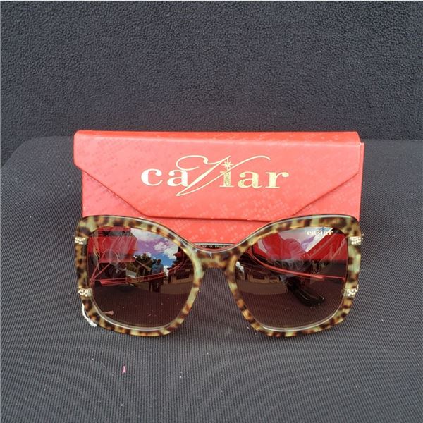 Caviar 2007-31 Sunglasses with Case and Cleaning Cloth (New In Box!)