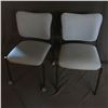 Image 2 : (2) Alexander Brothers office chairs (1 rolling, 1 stationary) & Filing Cabinet