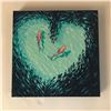Image 1 : 16" X 16'' "Teamwork" on Canvas by Christie Shinn of Shinn Studio