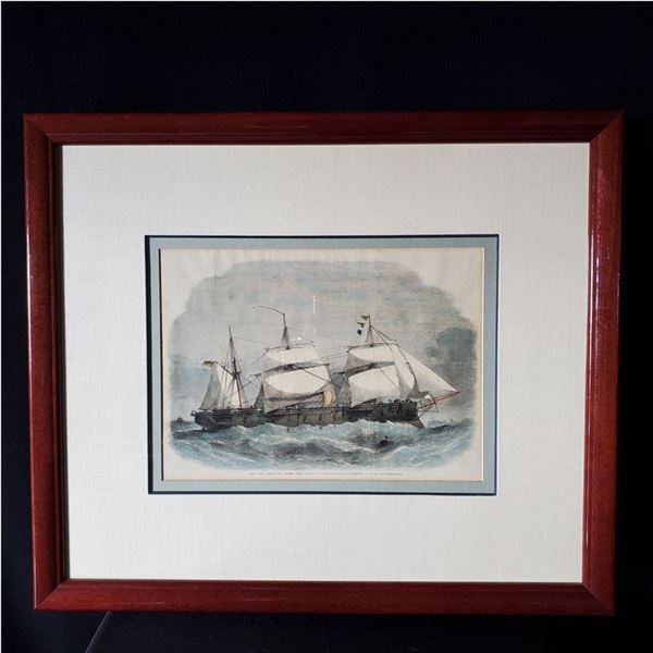 Thousands of dollars of beautifully framed 1800's Maritime Art!