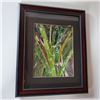Image 1 : Framed Bamboo Art 16 x 13 "