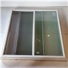 Image 2 : (4) White Framed Side Sliding Glass Windows Various Sizes