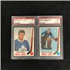 Image 1 : 1969 O-PEE-CHEE GRADED HOCKEY CARD LOT (SELBY/ GAMBLE)