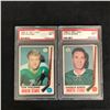 Image 1 : 1969 O-PEE-CHEE GRADED HOCKEY CARD LOT (WILLIAMS/ BURNS)