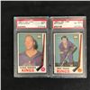 Image 1 : 1969 O-PEE-CHEE GRADED HOCKEY CARD LOT (HUGHES/ KRAKE)