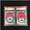 Image 1 : 1971 O-PEE-CHEE GRADED HOCKEY CARD LOT (GUEVREMONT/ KEARNS)