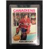 Image 1 : 1975 Topps #35 Ken Dryden