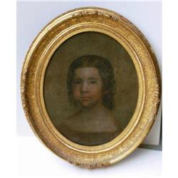 19th C. Oil Portrait #1741609