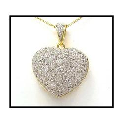 18K GOLD LOCKET 2 CARATS DIAMONDS(was $2200) #1741613