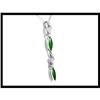 Image 1 : INCOMPARABLE 18K WHITE GOLD JADE AND DIAMOND #1741617