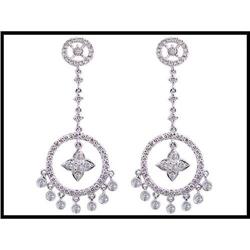 FORMAL DIAMOND DANGLE EARRINGS WERE $2500.00 #1741678