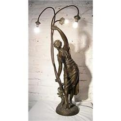 Table Lamp with figure of young Woman #1741814