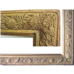 Antique Large Frame Gilt Seashell Carving #1741851