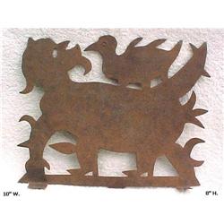 Folk Art Animal antique Silhouette Sculpture  #1741852
