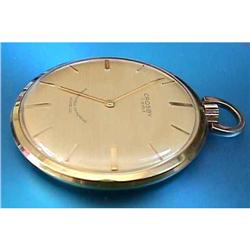 14kt Gold Crosby Open Face Pocket Watch 14k #1742070
