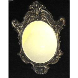 Gustavian Pewter Wall Mirror #1742103