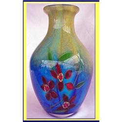 MURANO / VENETIAN GLASS VASE MURRINE MILLEFIORI#1742241