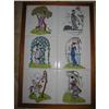 Image 1 : French Fashion Vintage Tiles framed! #1750470