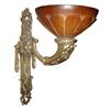 Image 1 : A pair of alabaster and bronze sconces #1763150