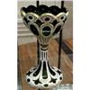 Image 1 : 1840's Gothic Green Bohemian glass vase big  #1763416