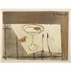 Image 1 : Bernard Buffet Print, 1959, Table Setting #1773403