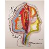 Image 1 : Vibha S/N Lithograph, Abstract Portrait #1773411