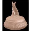 Image 1 : RIN TIN TIN Pink Satin Glass Powder Jar  #1773647